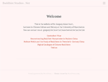 Tablet Screenshot of buddhiststudies.net